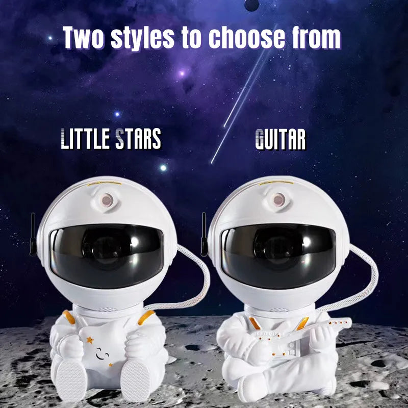 Warbids| Mini Astronaut Galaxy Star & Nebula Projector LED Night Light